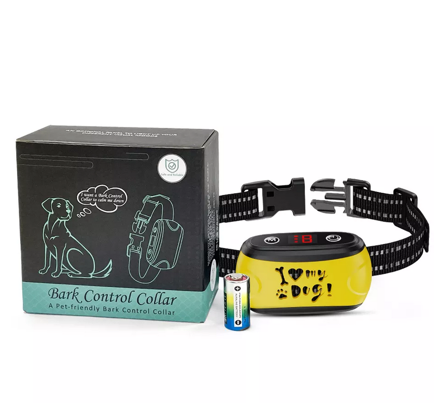 Safe bark collar top for small dogs